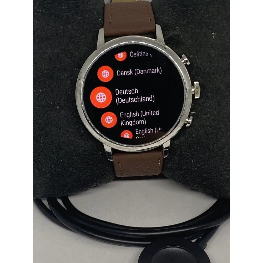 Fossil Gen 4 Authentic Digital Dial Smart Watch Custom Band FTW6014 AB458